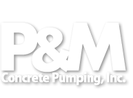 Logo, P & M Concrete Pumping, Inc. - Concrete Placement